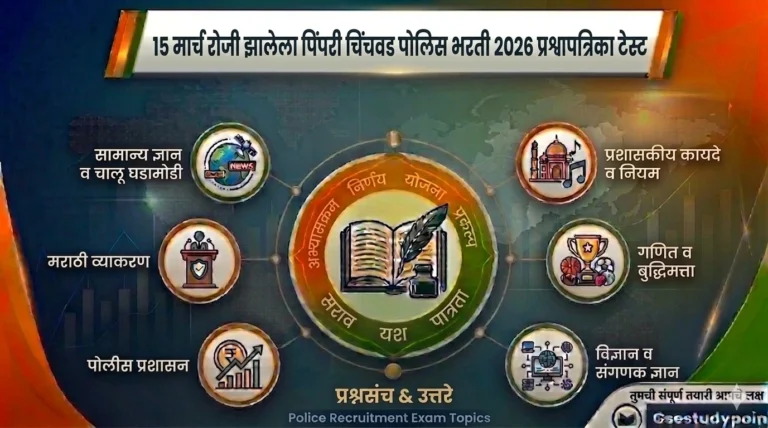 Pimpri Chinchwad Police 2026 Question Paper Mock Test