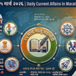 चालु घडामोडी २५ मार्च २०२६ | Daily Current Affairs In Marathi 25 March 2026