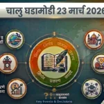 चालु घडामोडी 23 मार्च 2026 | Current affairs in marathi 23 March 2026